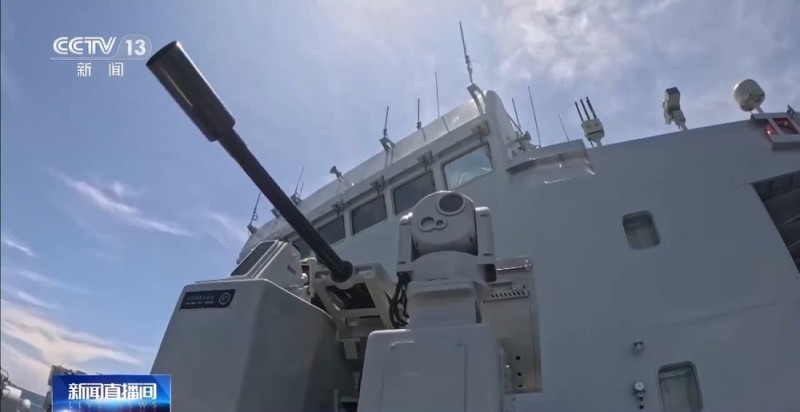 视频丨南海某海域 多型舰艇展开实战化训练