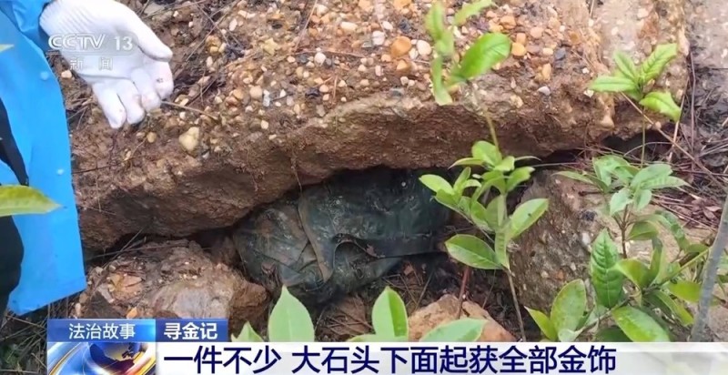 法治在线丨百万金饰被藏隐秘的角落 警方靠两分钟犬吠声破案