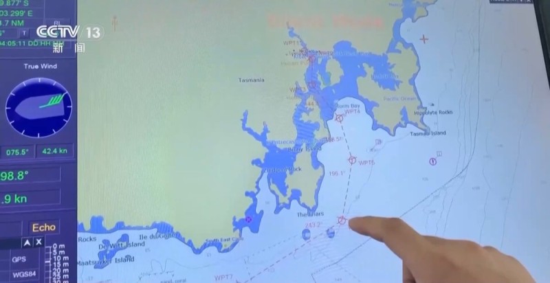 迂回南下 “雪龙”号巧穿西风带