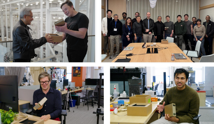 黄仁勋送马斯克的3万块个人超算,要借Mac Studio才能流畅运行?首批真实体验来了