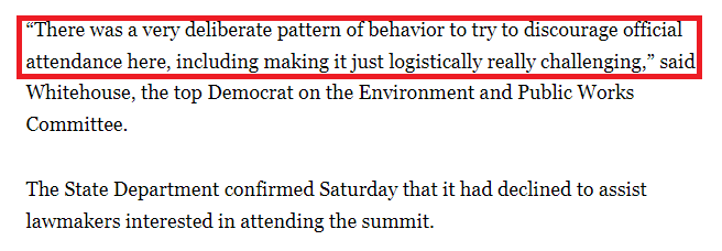 全球媒体聚焦|美媒:美国政府阻挠官员参加COP30