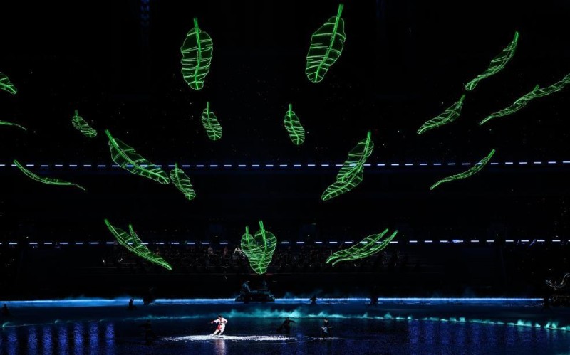 全运会|体育强国梦 潮涌大湾区――第十五届全国运动会开幕式侧记