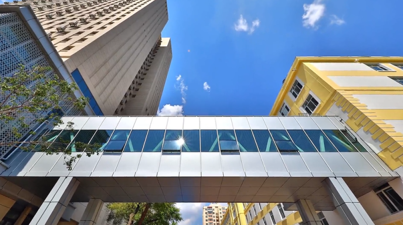 视频丨冬天穿短袖？哈工大硬核“暖廊”惊艳网友