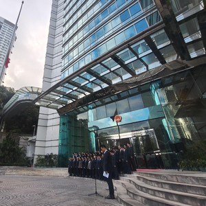 外交部驻港公署为大埔火灾遇难者举行悼念活动