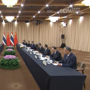 习近平会见泰国总理阿努廷
