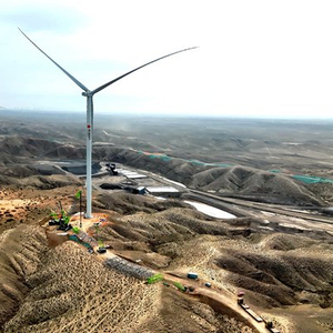 全国首个吉瓦级“沙戈荒”风光同场项目首吊完成