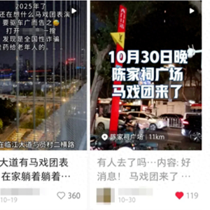 “我被骗了，免费马戏表演！”不少人中招，多地小区、公园已出现，紧急提醒：别围观