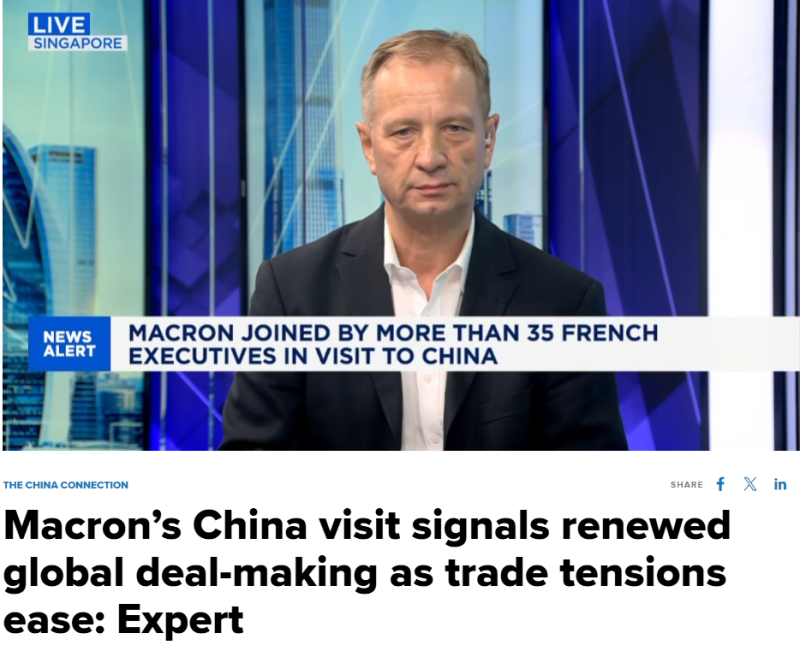 全球媒体聚焦 | 美媒：马克龙访华具有多重意义 全球贸易正重回正轨