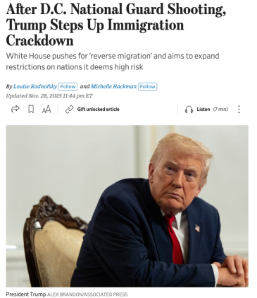 “永久暂停移民”再次“撕裂”美国社会