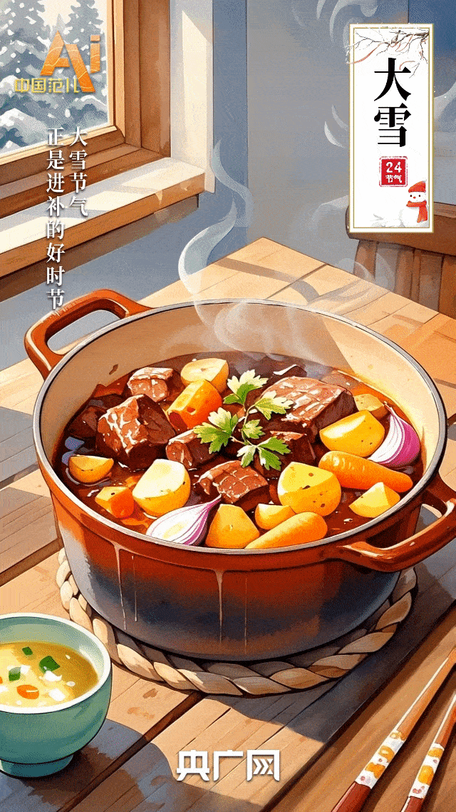 节气里的中国智慧|雪落山河静,人间岁月安