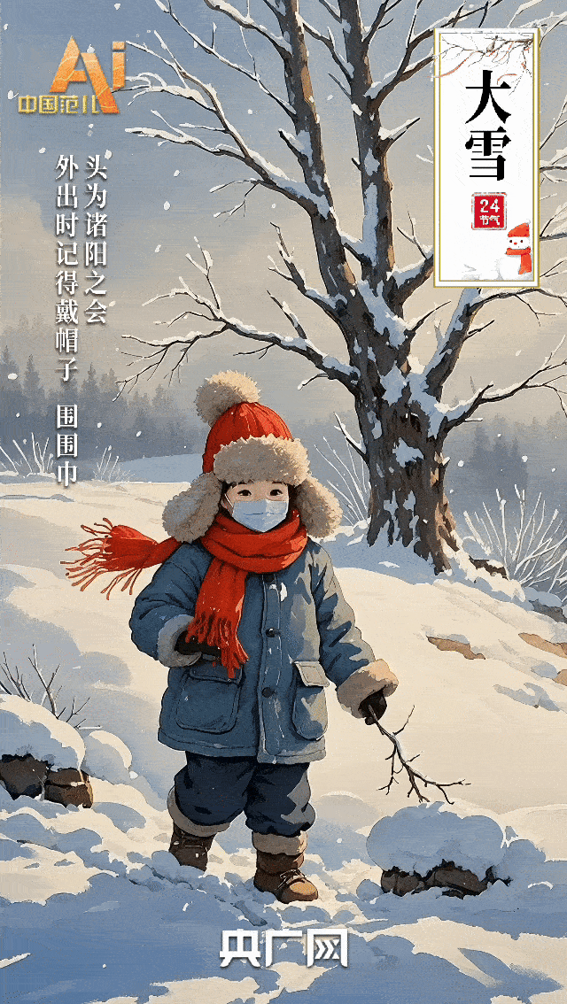 节气里的中国智慧|雪落山河静,人间岁月安