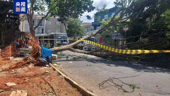受强风影响 巴西超110万用户停电