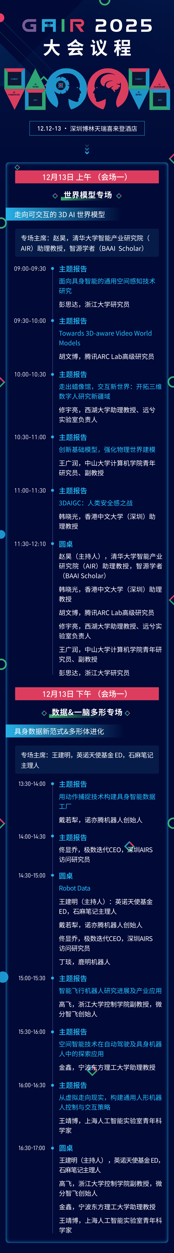 第八届GAIR全球人工智能与机器人大会,议程正式公布