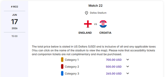 世界杯官方票价震惊球迷 国际足联被指榨干粉丝热情