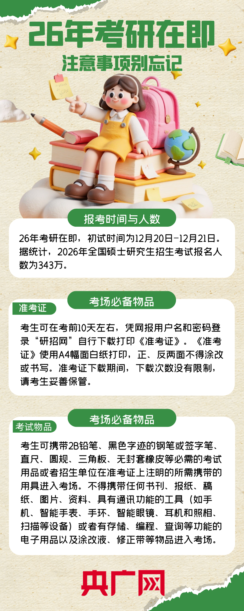 26年考研在即，注意事项别忘记