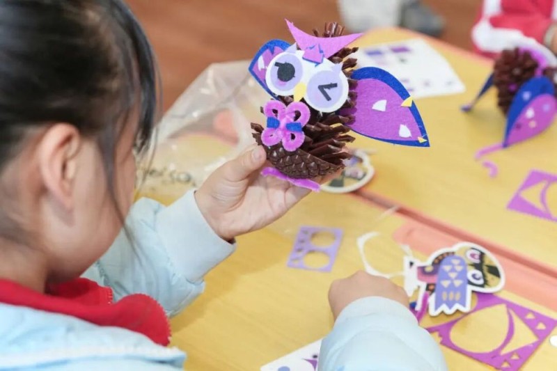 “美林美育大课堂”走进校园|松塔猫头鹰“变身记”