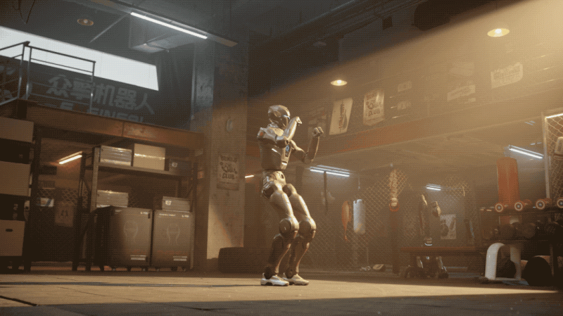 国产 T800 来了！回旋踢拳击技能点满，超越 80% 男性，这才是铁甲钢拳