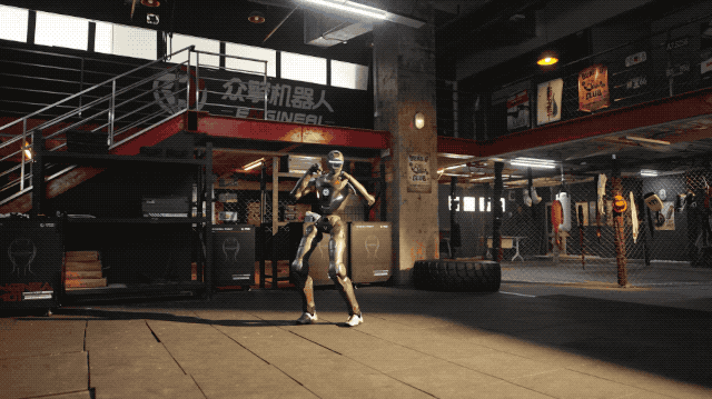 国产 T800 来了！回旋踢拳击技能点满，超越 80% 男性，这才是铁甲钢拳