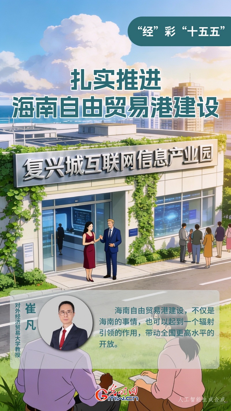 “经”彩“十五五”丨扎实推进海南自由贸易港建设