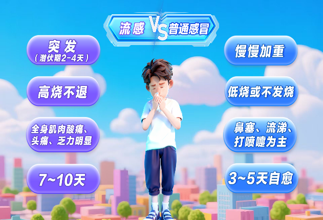 “中招”流感怎么办？这样做能缓解症状→