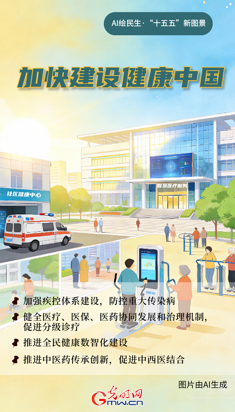 AI绘民生・“十五五”新图景丨@所有家庭：家门口看病更方便！