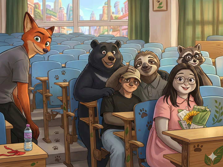 看完《疯狂动物城2》这样发合照火爆朋友圈，Nano Banana Pro 新玩法来了 | 附教程