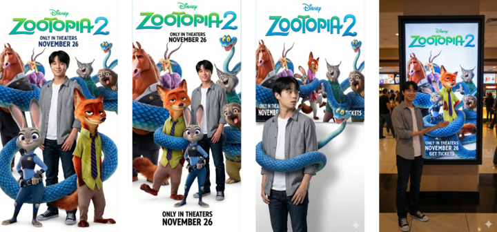 看完《疯狂动物城2》这样发合照火爆朋友圈，Nano Banana Pro 新玩法来了 | 附教程