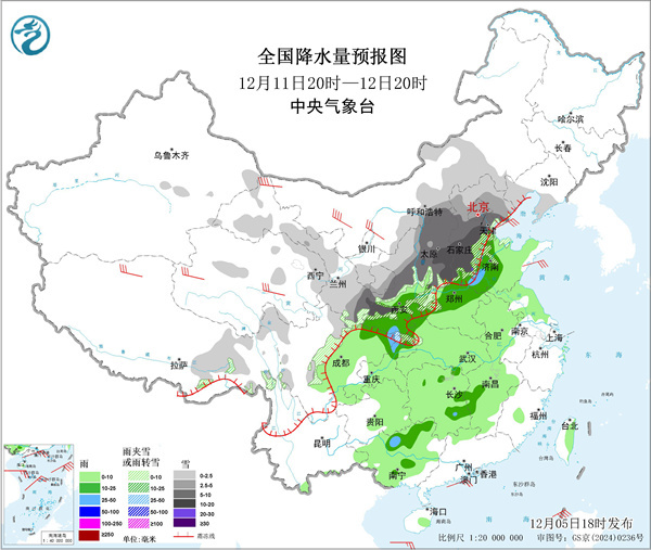 下周将有两股冷空气来袭 中东部或有大范围雨雪