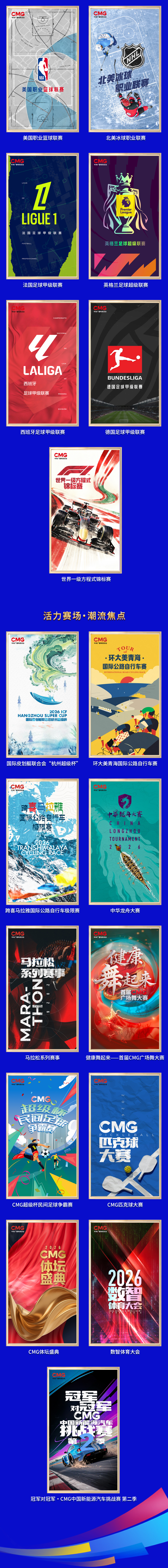 大赛看总台!中央广播电视总台2026年体育资源发布