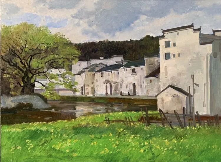 书画名家孙立新笔下风景迎新春