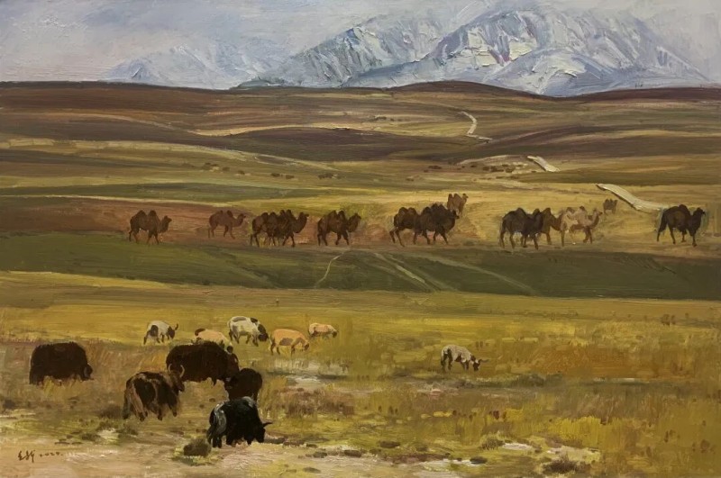 书画名家孙立新笔下风景迎新春