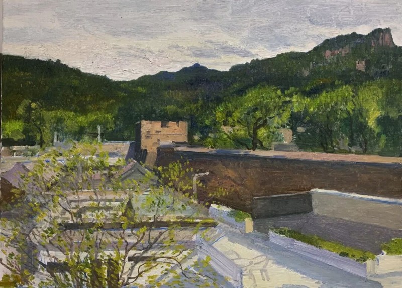 书画名家孙立新笔下风景迎新春