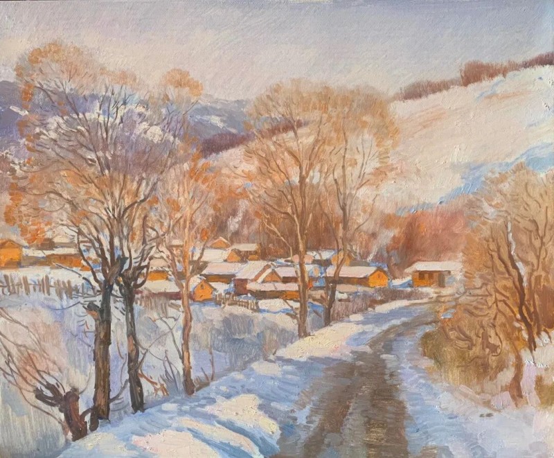 书画名家孙立新笔下风景迎新春