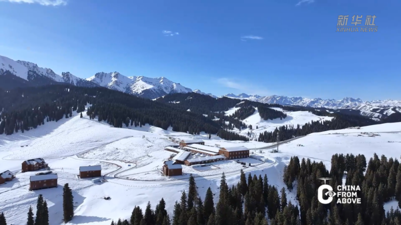 瞰中国・冰雪冬韵｜新疆昌吉：雪落天山入画来