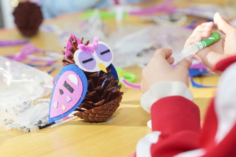 “美林美育大课堂”走进校园|松塔猫头鹰“变身记”