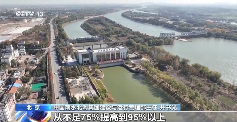 视频丨南水北调工程已累计调水超844亿立方米