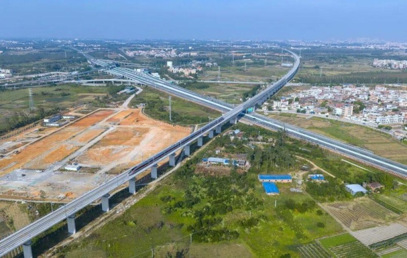 广州至湛江高铁将于12月22日建成通车