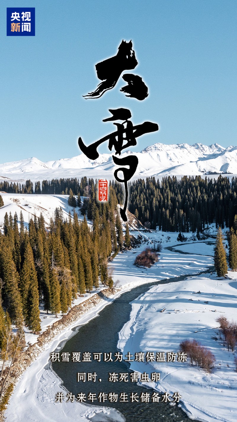 今日大雪，一组海报与你分享冬日快乐