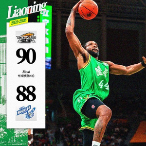 辽宁力克宁波 付豪16+10 王岚嵚12+5 威尔斯26分