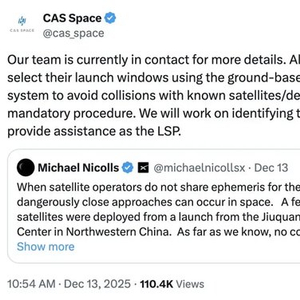 仅200米，中美卫星惊险“擦肩”！SpaceX高管指责中国企业，中企反驳，究竟谁在碰瓷？航天专家解读