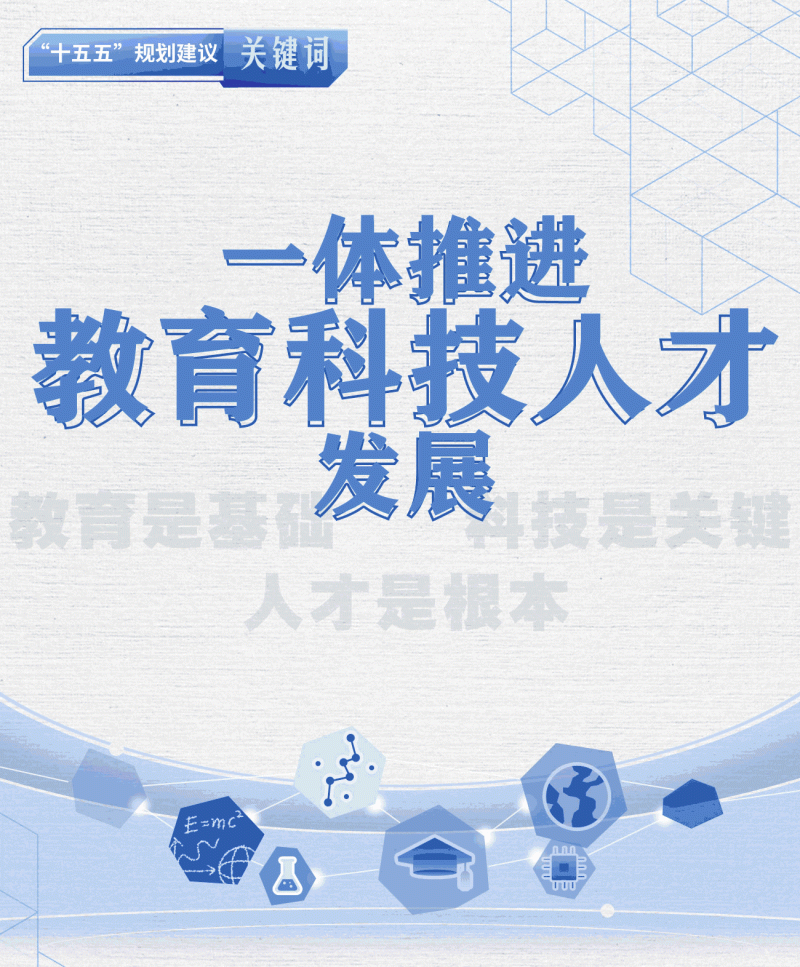 “十五五”规划建议关键词丨一体推进教育科技人才发展